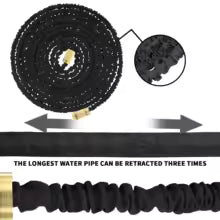 Expandable Garden Hose Pipe With Multifunction Hose Gun Attachment