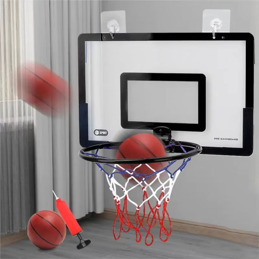 Indoor Wall Mounted Basketball Hoop With Ball