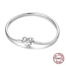 S925 Sterling Silver Charm Bracelets - 30+ Variations