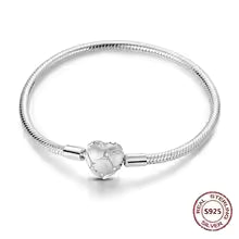 S925 Sterling Silver Charm Bracelets - 30+ Variations