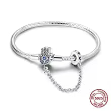 S925 Sterling Silver Charm Bracelets - 30+ Variations