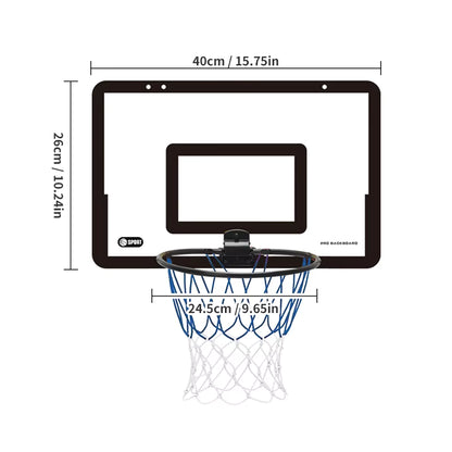 Indoor Wall Mounted Basketball Hoop With Ball