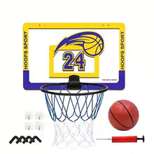 Indoor Wall Mounted Basketball Hoop With Ball
