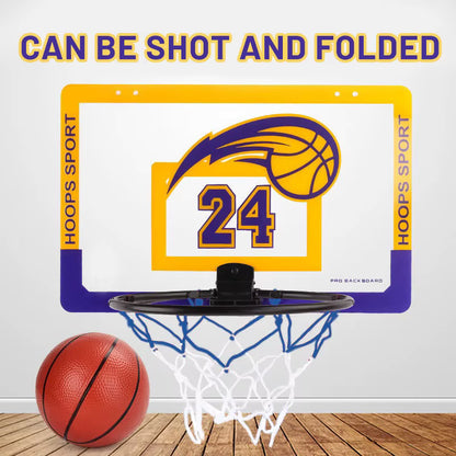 Indoor Wall Mounted Basketball Hoop With Ball